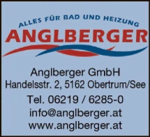 Print-Anzeige von: Anglberger GmbH, Installationsunternehmen