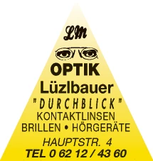 Print-Anzeige von: Lüzlbauer, Martin, Optiker
