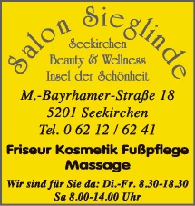Print-Anzeige von: Haigerer, Sieglinde, Friseur