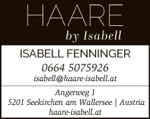 Print-Anzeige von: HAARE by Isabell Print-Anzeige von: HAARE by Isabell
