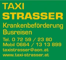 Print-Anzeige von: Strasser Taxi