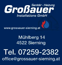 Print-Anzeige von: Grossauer Installations GmbH