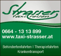 Print-Anzeige von: Strasser Taxi