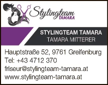 Print-Anzeige von: Mitterer, Tamara, Friseur