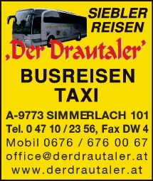 Print-Anzeige von: Siebler, Günther, Busunternehmen Print-Anzeige von: Siebler, Günther, Busunternehmen