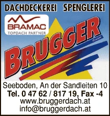 Print-Anzeige von: Brugger GmbH Dachdeckerei Spenglerei