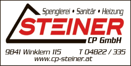 Print-Anzeige von: Steiner CP GmbH Sanitär- u Heizungsinstallationen
