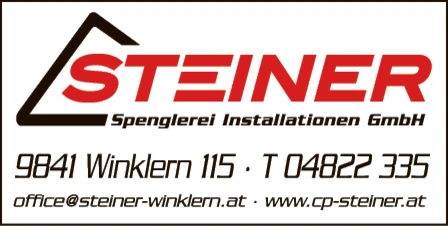 Print-Anzeige von: Steiner Spenglerei Installationen GmbH