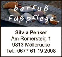 Print-Anzeige von: Penker, Silvia, Fußpflege