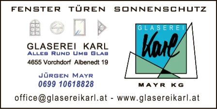 Print-Anzeige von: Glaserei Karl Mayr KG