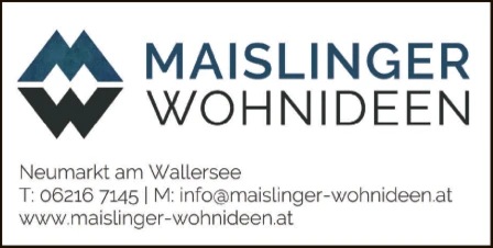 Print-Anzeige von: Maislinger, Fritz, Wohnideen