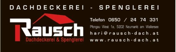 Print-Anzeige von: Rausch KG, Spenglerei