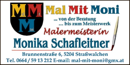 Print-Anzeige von: Schafleitner, Monika, Malermeisterin