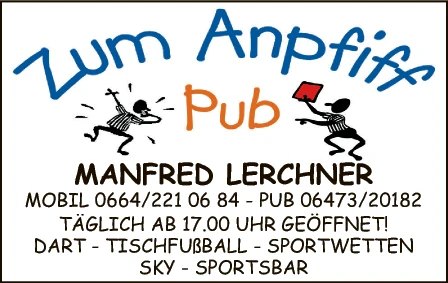 Print-Anzeige von: Lerchner, Manfred, Pub Print-Anzeige von: Lerchner, Manfred, Pub