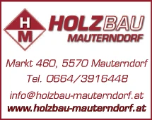 Print-Anzeige von: Schitter, Anton, Holzbau