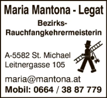 Print-Anzeige von: Mantona, Isidor, Rauchfangkehrermeister