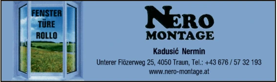 Print-Anzeige von: Kadusic, Nermin, Nero Montage