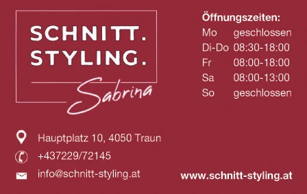 Print-Anzeige von: Schnitt Styling Hohner Sabrina
