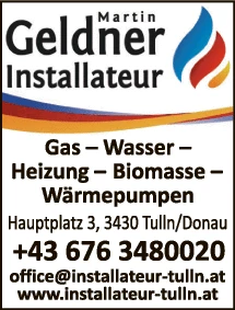 Print-Anzeige von: Geldner, Martin, Installateur Print-Anzeige von: Geldner, Martin, Installateur