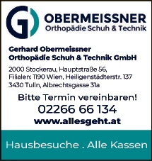 Print-Anzeige von: Orthopädie Schuh und Technik GmbH Print-Anzeige von: Orthopädie Schuh und Technik GmbH