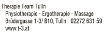 Print-Anzeige von: Physiotherapie Therapie Team Tulln, Physiotherapie