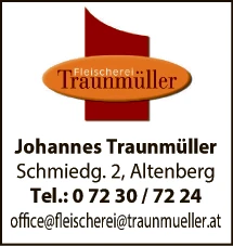 Print-Anzeige von: Traunmüller Johannes e.U., Fleischerei
