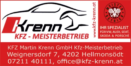 Print-Anzeige von: KFZ Martin Krenn GmbH