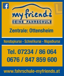 Print-Anzeige von: Fahrschule My Friends, Nonstopkurse, Schnellkurse, Mopedkurse