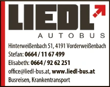 Print-Anzeige von: Liedl, Stefan, Autobus