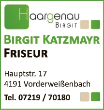Print-Anzeige von: Katzmayr, Birgit, Friseur