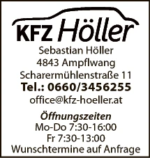 Print-Anzeige von: Höller, Sebastian, KFZ