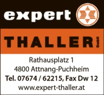 Print-Anzeige von: Expert Thaller GmbH, Elektrohandel