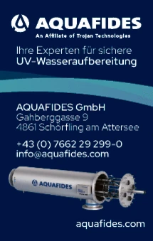 Print-Anzeige von: AQUAFIDES GmbH, Wasseraufbereitung