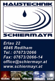 Print-Anzeige von: Schiermayr Ernst GmbH & Co KG