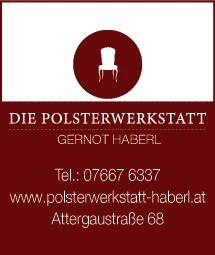 Print-Anzeige von: Haberl, Gernot, Polsterung-Decoration
