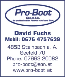 Print-Anzeige von: Pro-Boot GmbH, Boote