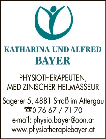 Print-Anzeige von: Physiotherapie, Alfred u. Katharina Bayer