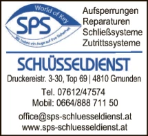 Print-Anzeige von: SPS-Schlüsseldienst GmbH