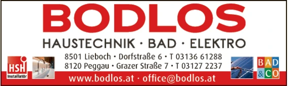 Print-Anzeige von: Bodlos Josef GesmbH, Gas-Wasser-Heizung
