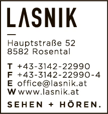 Print-Anzeige von: Lasnik KG, Optiker