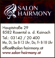 Print-Anzeige von: HAAR MONIE - Friseursalon, Friseur u Frisiersalon