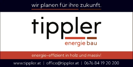 Print-Anzeige von: Tippler Energie Bau GmbH., Holzbau Print-Anzeige von: Tippler Energie Bau GmbH., Holzbau