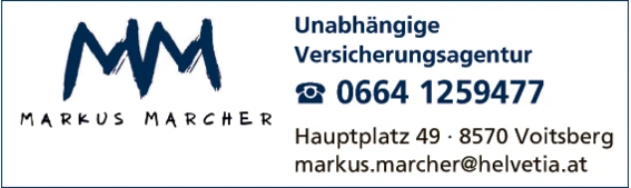 Print-Anzeige von: Versicherungsagentur Marcher Markus
