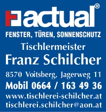 Print-Anzeige von: Schilcher, Franz, Tischlermeister