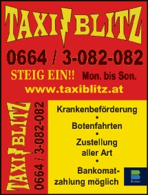 Print-Anzeige von: Taxi Blitz