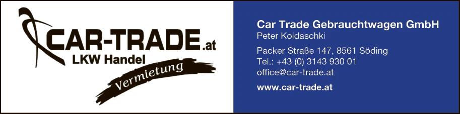 Print-Anzeige von: Car Trade Gebrauchtwagen GmbH 