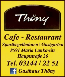 Print-Anzeige von: Gasthaus Thöny