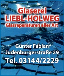 Print-Anzeige von: LIEBL HOLWEG, Inh Fabian Günther, Glasereien