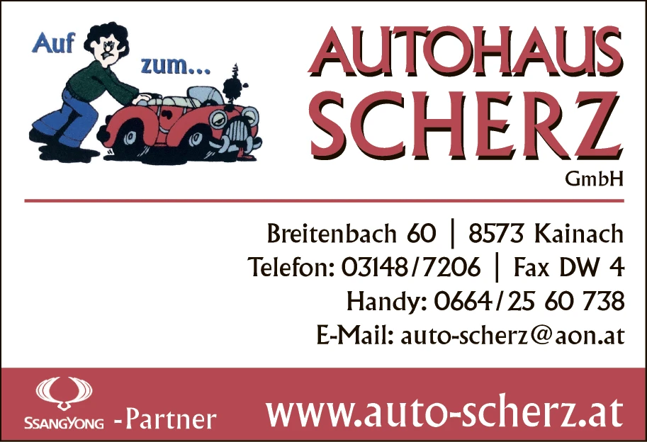 Print-Anzeige von: Autohaus Scherz GmbH