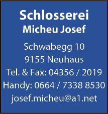 Print-Anzeige von: Josef Micheu /